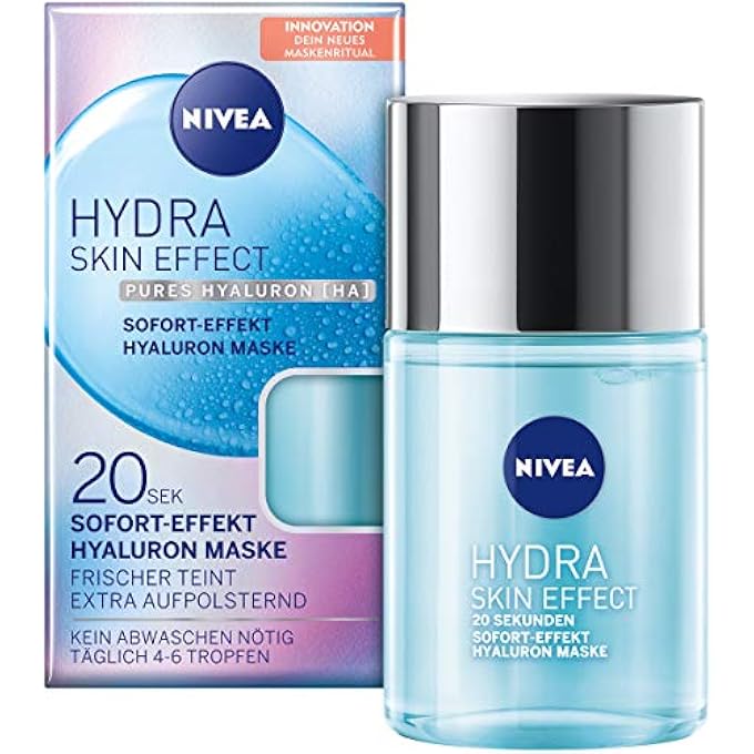 Nivea HYDRA SKIN EFFECT 20 SECONDS, INSTANT EFFECT HYALURONIC MASK, 100 ML, FACE MASK TO PREPARE FOR DAY AND NIGHT CREAM, MASK WITH PURE HYALURONIC [HA],100 ML (PACK OF 1) - Image 1